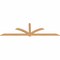 Ekena Millwork Redmond Smooth Timber Gable Bracket, Western Red Cedar, 96"W x 28"H x 1 1/2"D x 3 1/2"F, 7/12 Pitch GBW096X28X0204RED00SWR - alternate 2